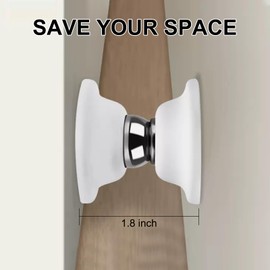 SUNCARACCL RV Magnetic Door Holder Baggage Door Catch Camper Door Stopper to Hold Door Open for RV, Travel Trailer, Motor Home, Cargo Trailer (White,2 Pack)