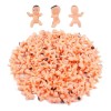 100x Mini Tiny Babies Figuras De Bebé Mensuales L