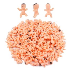 100x Mini Tiny Babies Figuras De Bebé Mensuales L