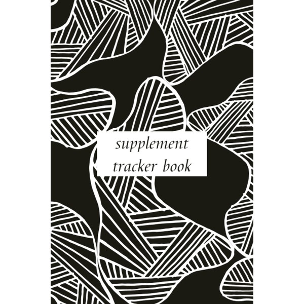 Supplement Tracker Book | Monthly Supplement Tracker | Chart &