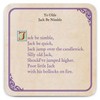 Brainbox Candy - Funny Rude 'Jack Be Nimble Coaster' -