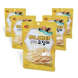K-Herb Dried Squid – Korean Squid Flavorful Grilled Soft Butter Korean Dried Squid (Butter Squid 5Pack)