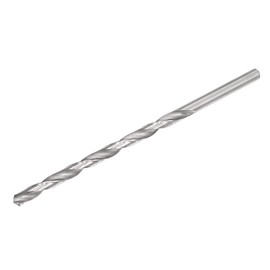 sourcing map 10.5mm Twist Drill Bits, High-Speed Steel Straight Shank Extra Long Drill Bit 250mm Length for Wood Plastic Aluminum