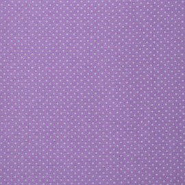 Mook Fabrics Flannel Snuggy PRT Two Tone Dot, Lavender Cut by The Yard