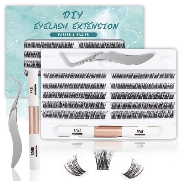 SISILILY Lash Extension Kit-Individual Lashes with Bond and Seal-120 Lash