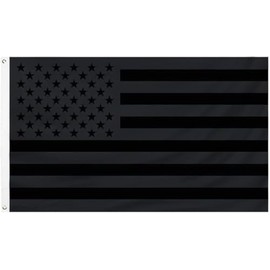 Black America Flag for House Yard Bedroom Garden Car Indoor and Outdoor Decor Bannar for Room Tapestry Gift with 2 Brass Grommets