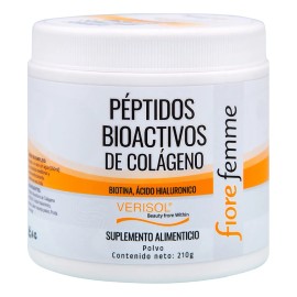 Fiore Femme Péptidos Bioactivos De Colágeno 210g Verisol Sabor Naranja
