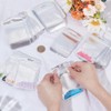 SOFPLATE 50Pcs Diamond Art Bead Bags Silver Jewellery Ziplock Bags
