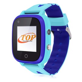 4G Kids Smart Watch Phone Boys Girls Waterproof Smartwatch with GPS Tracker Call Camera Pedometer SOS Alarm WiFi Bluetooth Touch Screen Wrist Watch for 3-12 Years Old Children Student Gift (Blue)
