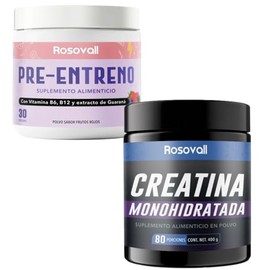 Energía Explosiva Pre-entreno Sabor Frutos Rojos Creatina + Pre-Entreno