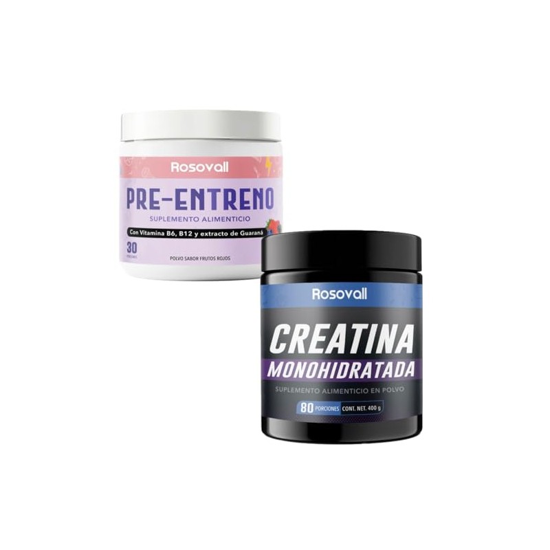 Energía Explosiva Pre-entreno Sabor Frutos Rojos Creatina + Pre-Entreno