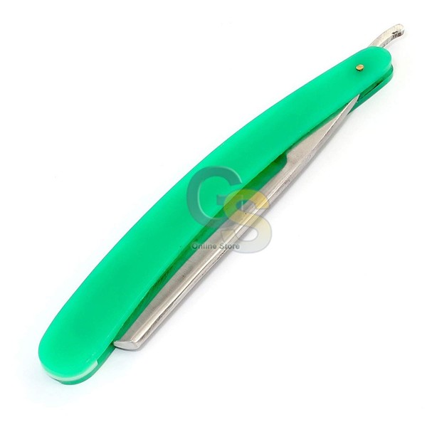 G.S GREEN STRAIGHT RAZOR FIRST QUALITY CARBON STEEL
