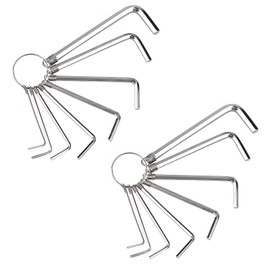 Landrain Allen Key Set Small, 16 Pieces (1.5 mm, 2 mm, 2.5 mm, 3 mm, 3.5 mm, 4 mm, 5 mm, 6 mm)