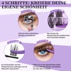 B&Q Z15 Eyelash Extensions, 84 Pieces, DIY Individual Eyelashes/Lash Clusters