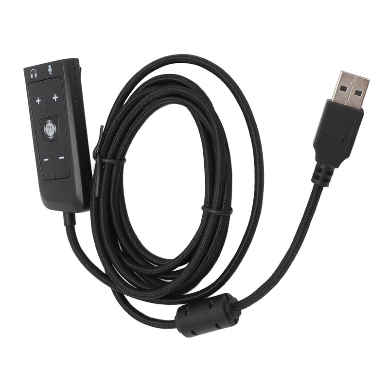 USB Sound Card USB to 3.5mm Jack Audio Adapter, Virtual