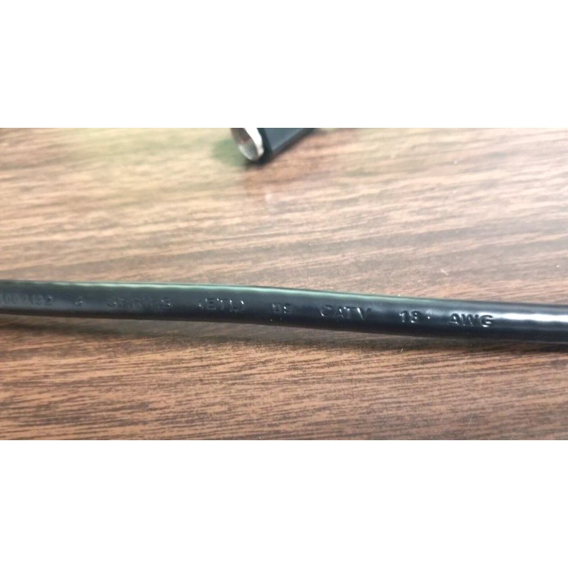 SPECTRUM 6 FEET BLACK CABLE CORD CONNECTER FOR TV/ROUTER BOX