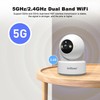 SRIHOME Security Camera 8MP 2.4GHz/5GHz WiFi Surveillance PTZ IP Camera
