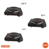 IMUSA Single Electric Hot Plate, Black