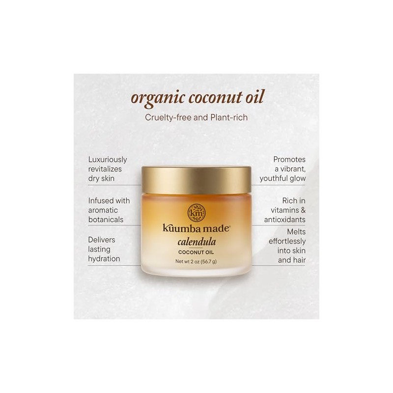 Kuuma Made Calendula Coconut Oil by KUUMBA MADE