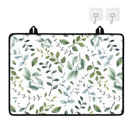 CONITALE Green Leaves Branches Stove Top Cover for Electric Stoves