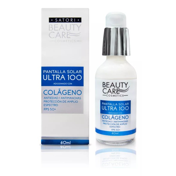Beauty Care Pantalla Solar Ultra100 Colágeno Anti Age Satori Beauty Care