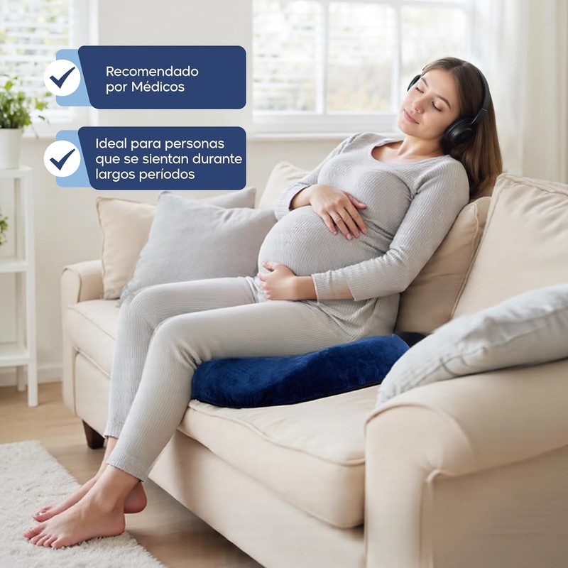 OSLIFE Cojin para Coxis y Ciatica Lumbar，Cojines para Silla Memory
