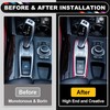 Spurtar Car Interior Trim Strip – Red Interior Decorative Molding