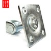 Gate Hinge Adjustable Galvanised Gate Hinges with Mounting Plate 80