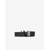 Armani Exchange Men's Essenial Double Face Metal Logo Plaque Belt,