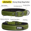 Fida Padded Dog Collar, Metal Belt Buckle Dog Collar with