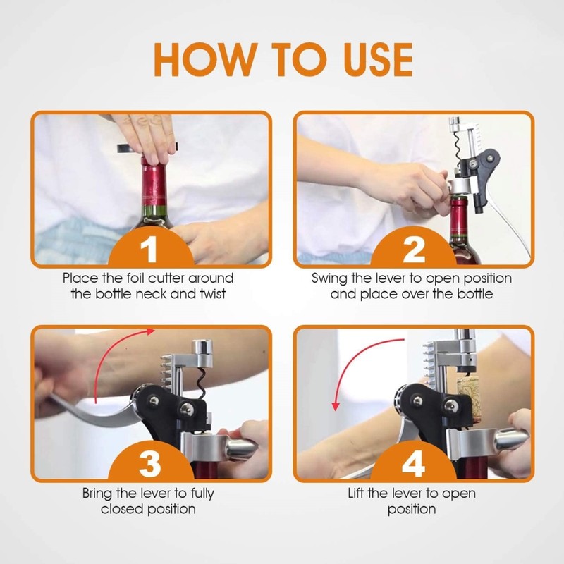 Rabbit Wine Bottle Opener Corkscrew Wine Opener Wine Bottle Opener