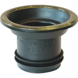 Fernco (1)-Fernco 3" Flexible PVC Wax-Free Stool Gasket Toilet Flange. Model: FTS-3