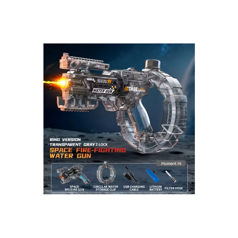 Rechargeable Automatic Water Blaster with Auto-Refill – Electric Outdoor Water