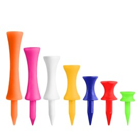 Enjoyaa 70 Pcs Golf Tees,Durable Castle Golf Tees Portable Reusable Winter Golf Tees Small Castle Tees for Golfer Practice(25mm,31mm,37mm,46mm,51mm,59mm,70mm)