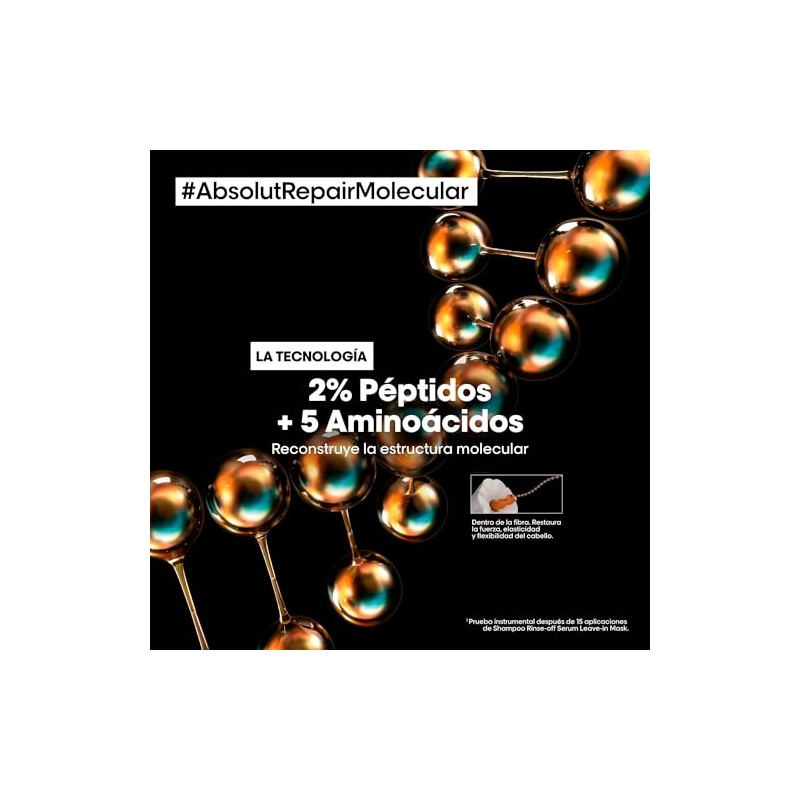 L'Oréal Professionnel Absolut Repair Molecular Tratamiento | Sérum de Peinado