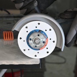 4-1/2 Inch Diamond Saw Blade for Angle Grinder, Tile Glass Cutting Disc, Ultra-Thin Diamond Grinder Blades for Tile, Glass, Porcelain, Ceramic, Slate & Marble, Multi-Purpose Saw Blades - 5 Pack