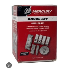 Mercury 8M0126671 OEMAnode Kit for Verado 200-300HP Outboards