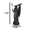 Greek Goddess Athena Wearing Helmet With Spear Aegis Shield And