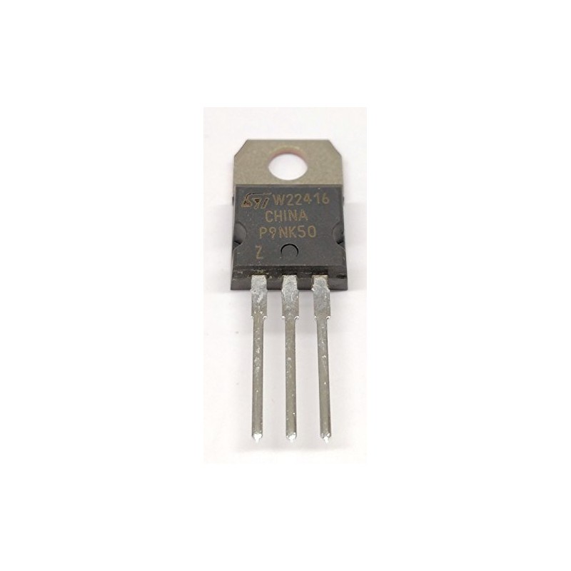 STMICROELECTRONICS STP9NK50Z MOSFET Transistor, N Channel, 7.2 A, 500 V,