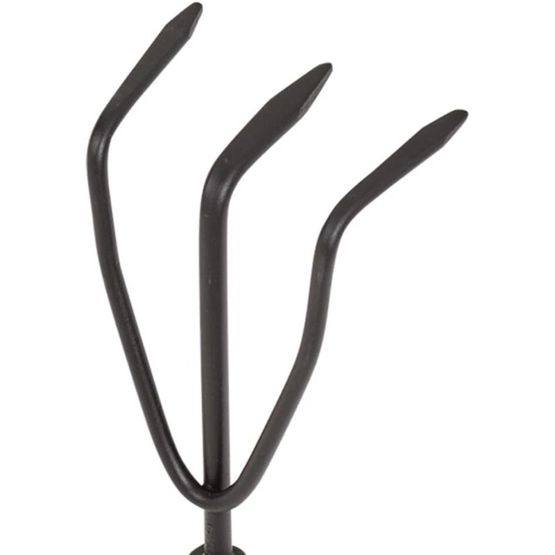 AMES 2446300 Tempered Steel Hand Cultivator with Wood Handle, 11-Inch,