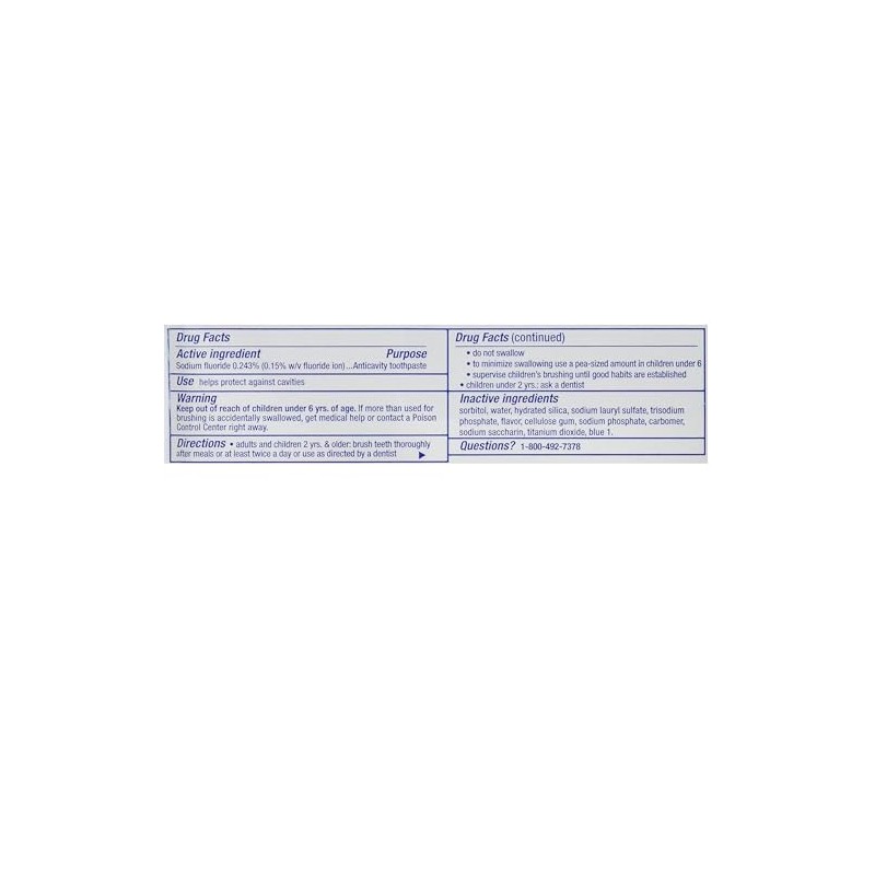 Crest Toothpaste 8.2 Ounce Cavity Protection Regular (Pack of 2)