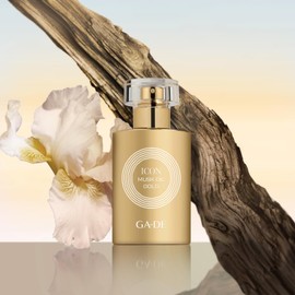 GA-DE Icon Musk Oil Gold - EDP Spray Perfume for Women - Notes of Tangerine, Blackcurrant, Jasmine, and Patchouli - Radiates Positive Energy - 1.7 oz