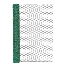 Garden Zone 173625 36 Inches x 25 Feet Gauge Poultry Netting, 36" x 25', Green