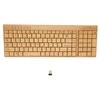 Keyboard and Mouse, 2.4GHz Plug and Play Bamboo Wood Computer
