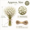 100Pcs Baby’s Breath Flowers, White Gypsophila for Wedding