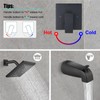 Heyalan Shower Faucet Set with Tub Spout Shower Trim Kit