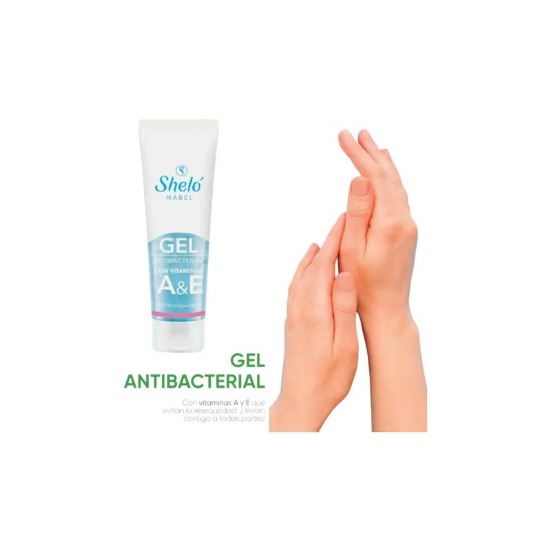 Gel Antibacterial Con Vitamina A Y E Shelo Nabel 100ml.