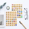 Emoji Stickers, 12 Sheets Happy Face Stickers, Meme Stickers, Emoticon