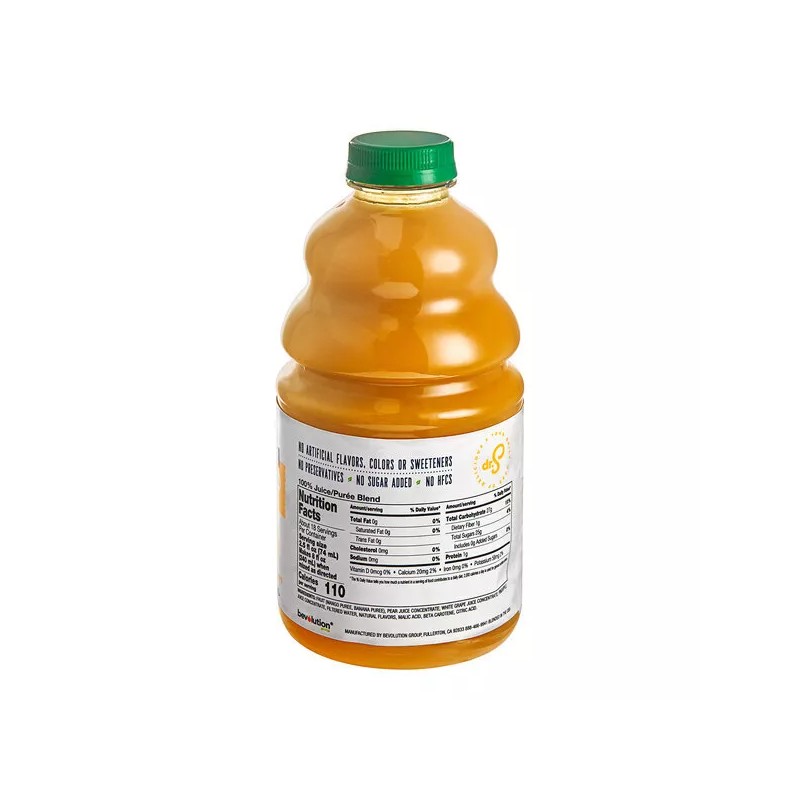 FixtureDisplays Dr. Smoothie 100% Crushed Mango Fruit Smoothie Mix 46
