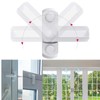 Bessy shop Window Sash Jammer,4 Pcs Jammer Locks,Plastic Sash Jammers,Extra